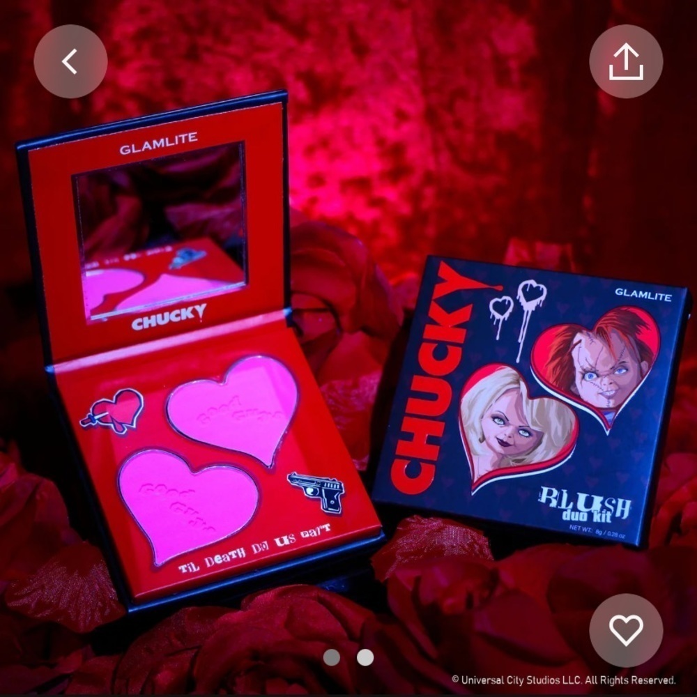 Chucky glamlite blush rare first edition not made anymore
